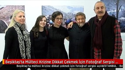 Beşiktaş'ta Mülteci Krizine Dikkat Çekmek İçin Fotoğraf Sergisi Açıldı