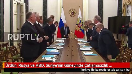 Ürdün, Rusya ve ABD, Suriye'nin Güneyinde Çatışmasızlık Bölgesi Kurmak İçin Anlaştı