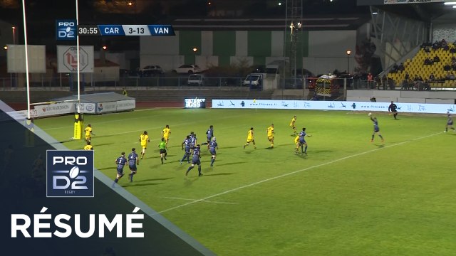 PRO D2 - Résumé Carcassonne-Vannes: 27-30 - J12 - Saison 2017/2018