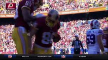 2015 - Redskins Kirk Cousins finds Jordan Reed for a 3-yard touchdown