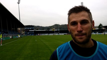 Rugby : Matthieu Nicolas (CSBJ) avant Bourg-en-Bresse 10112017