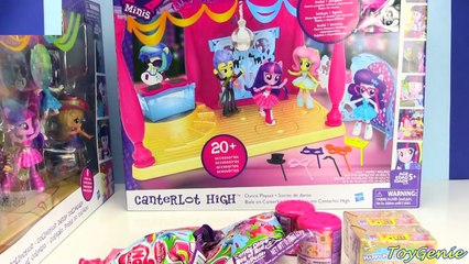 My Little Pony School Dance Minis Canterlot High Playset with Shopkins Happy Places