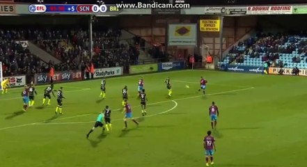 N.Bishop Goal Scunthorpe 1 - 0 Bristol Rovers 11.11.2017 HD