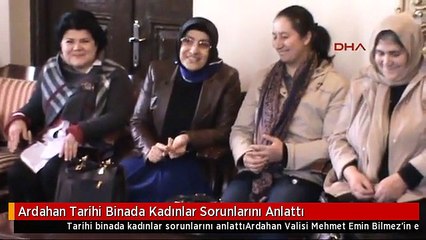 Ardahan Tarihi Binada Kadınlar Sorunlarını Anlattı