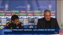 Paris-Saint-Germain: les larmes de Neymar