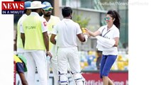 Beautiful Girls Serving Drinks During Match - India vs Sri Lanka 2017
