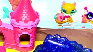 LPS - Rachels World Ep 4 - Waterpark Fun with Grandpa Grouch and Grandma!