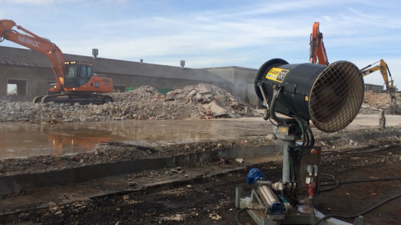 Déconstruction et dépollution du site industriel de la Seita