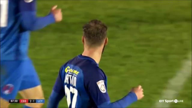 2-1 James Dayton Goal England National League - 11.11.2017 Ebbsfleet Utd 2-1 Leyton Orient