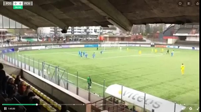La Chaux de Fonds 0:1 United Zurich (Swiss 1. Liga Promotion. 11 November 2017)