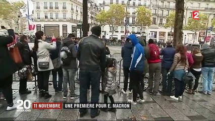 Armistice du 11-Novembre : première commémoration pour Emmanuel Macron