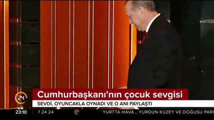 Cumhurbaşkanı'nın çocuk sevgisi