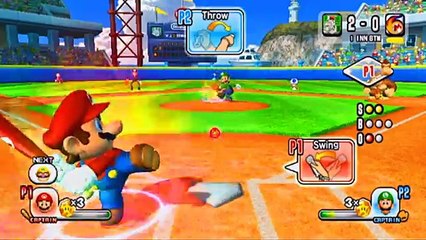 Mario Super Sluggers HD Gameplay !!