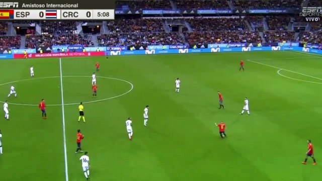 Jordi Alba Goal HD - Spain 1-0 Costa Rica - 11.11.2017