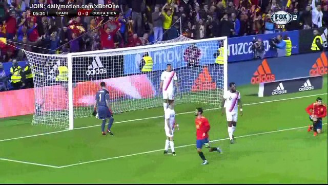 Jordi Alba Goal HD - Spain 1 - 0 Costa Rica - 11.11.2017 (Full Replay)