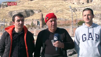 Van Gölü'nde kale kalıntısı bulundu