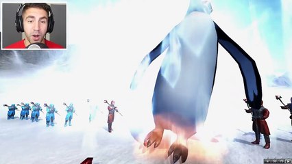 FLYING SHARKS vs MEGA-MEGALODON! - Beast Battle Simulator Gameplay | Pungence