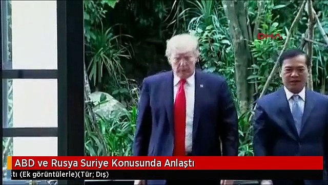 ABD ve Rusya Suriye Konusunda Anlaştı