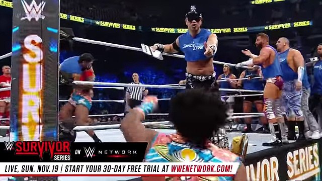 FULL MATCH - 10-on-10 Traditional Survivor Series Tag Team Elimination Match- Survivor Series 2016