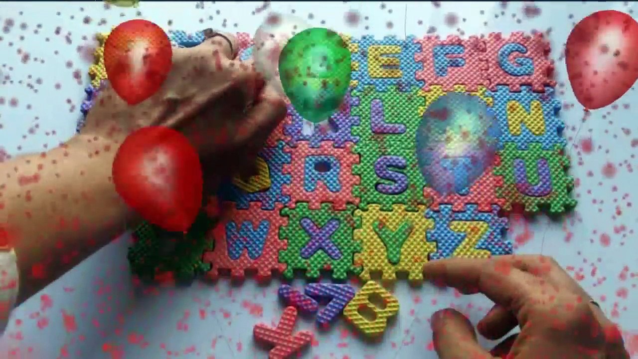 Learn Alphabet abcdefghijklmnopqrstuvwxyz Alphabets A to Z & Numbers 12345678910 Squishy Foam Puzzle
