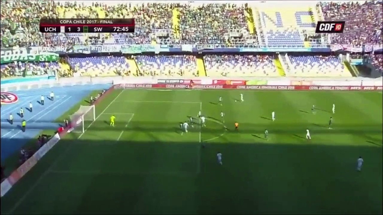 1-3 David Pizzaro Goal Chile  Coal Chile  Final - 11.11.2017 Univ de Chile 1-3 Santiago Wanderers