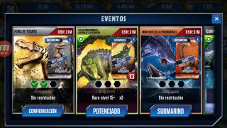 Jurassic world #39 evento furia de titanes y koolasuchus nivel 40