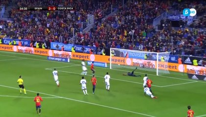 Silva D. Goal HD - Spain 4-0 Costa Rica 11.11.2017