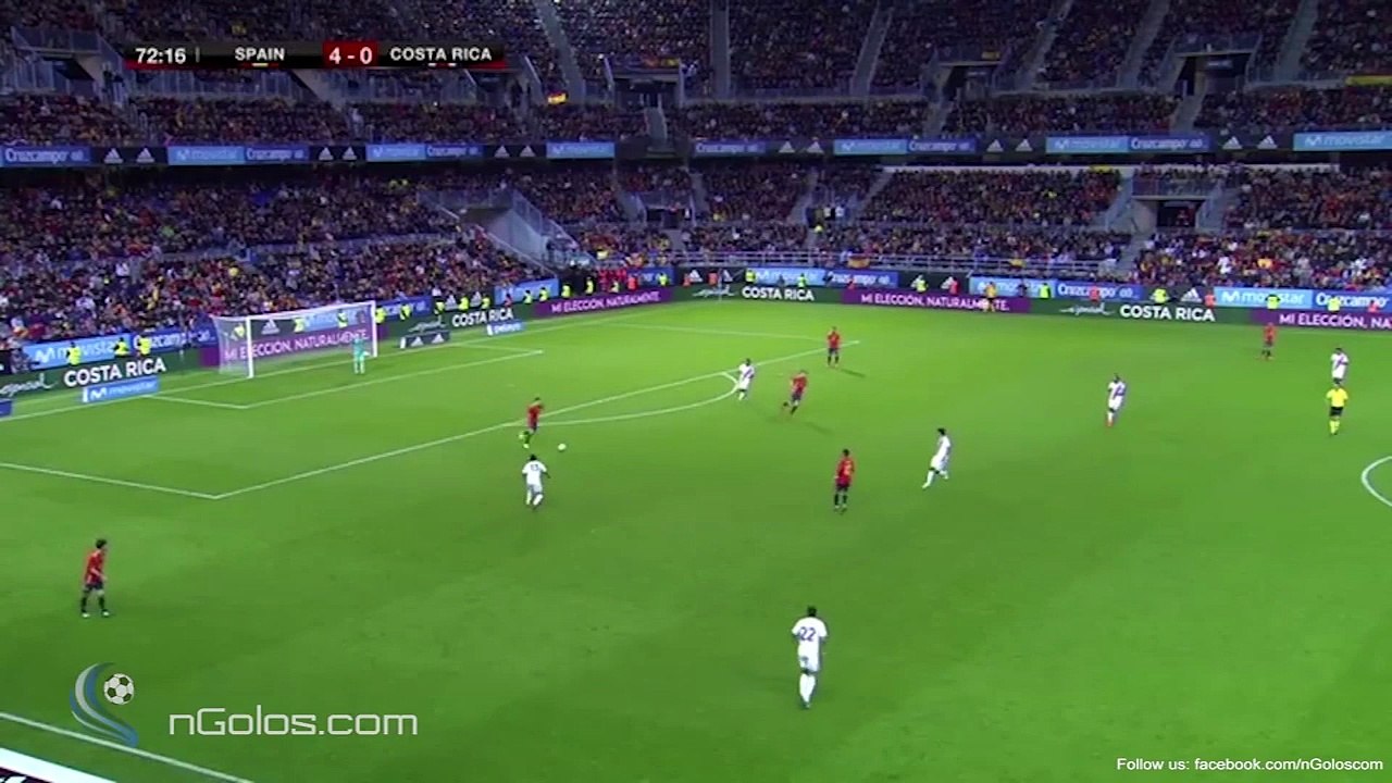 Andres Iniesta Goal vs Costa Rica (5-0)