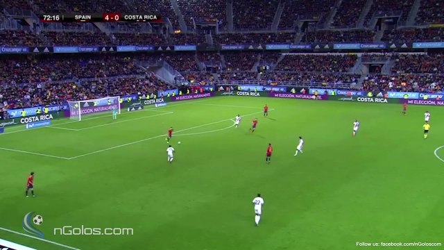 Andres Iniesta Goal vs Costa Rica (5-0)