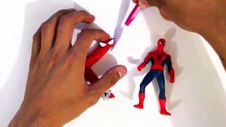 Spiderman ABC make it with Play Doh and Alphabet Song