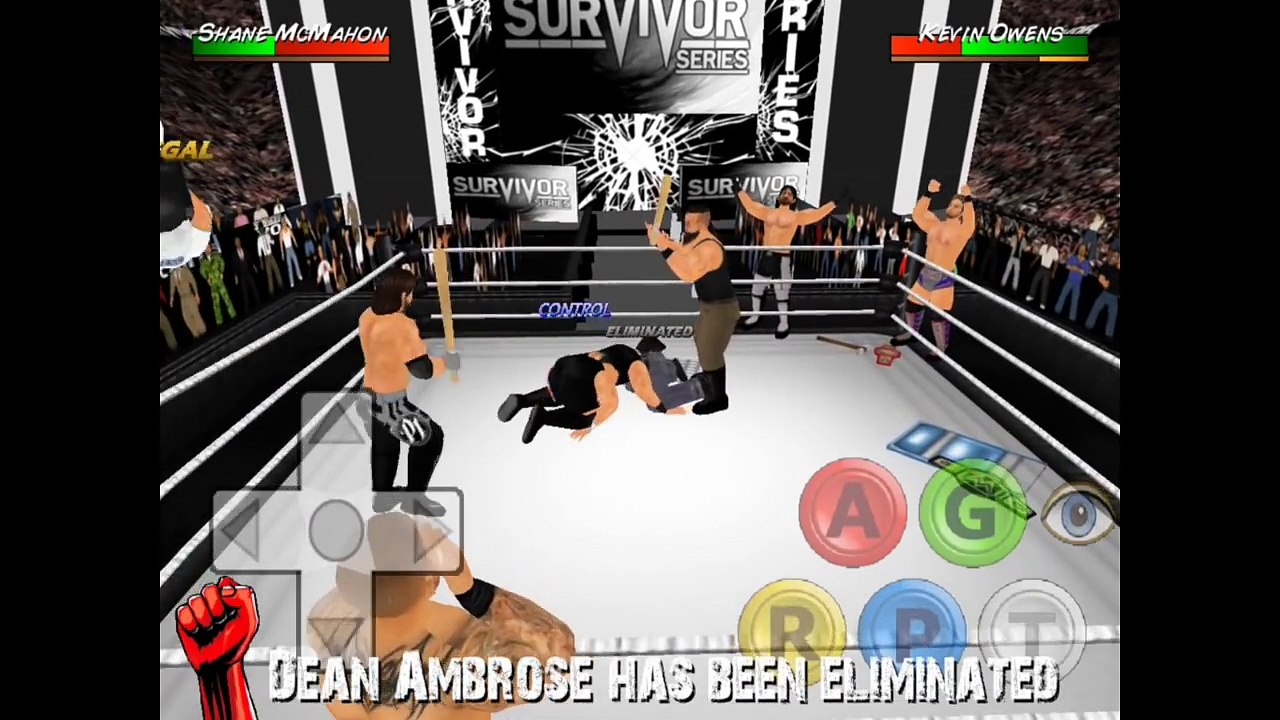Team Raw vs Team Smackdown - Wrestling Revolution 3D (Survivor Series Simulation)