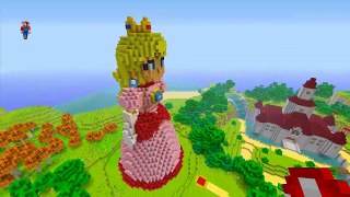 ABM: PRINCESS PEACH GOT CAPTURED!! Minecraft Mario Adventure!! HD