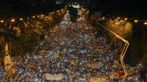 Barcellona: la grande marcia per i detenuti politici