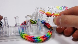 Dragon Fishtail Bracelet - EASY Rainbow Loom and Monster Tail Tutorial
