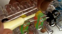 Rainbow Loom en ESPAñOL - Sailors Pinstripe Bracelet- Pulsera de Gomita DIY