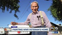 Valley group comes together to paint a veteran's house