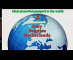 Top 10 most powerful passports in the world 2017 World's best passports 2017 Passport ranking 2017