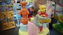 Baby Mizneh buying toys