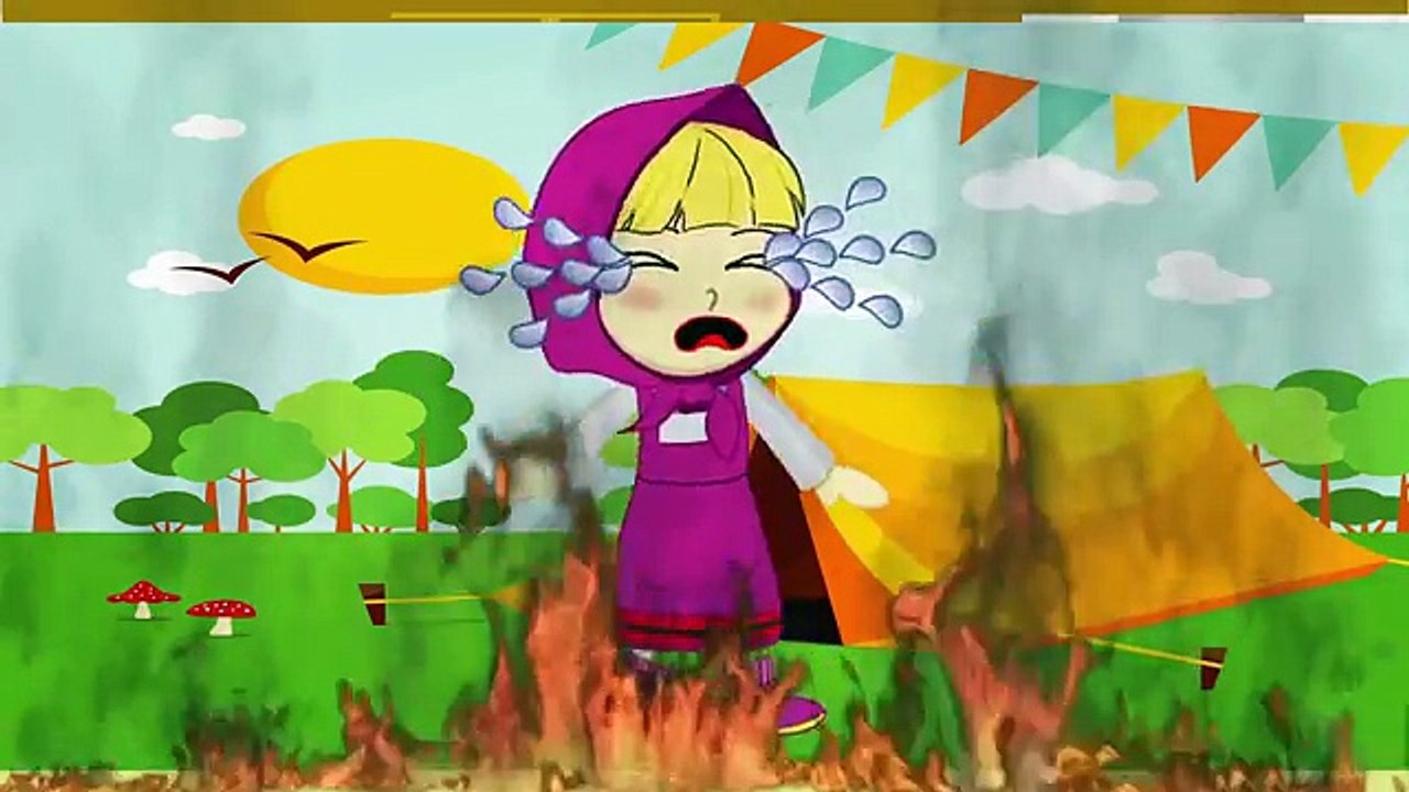 Masha Crying. Fireman Minions Gives Her Tasty Cake Pops.