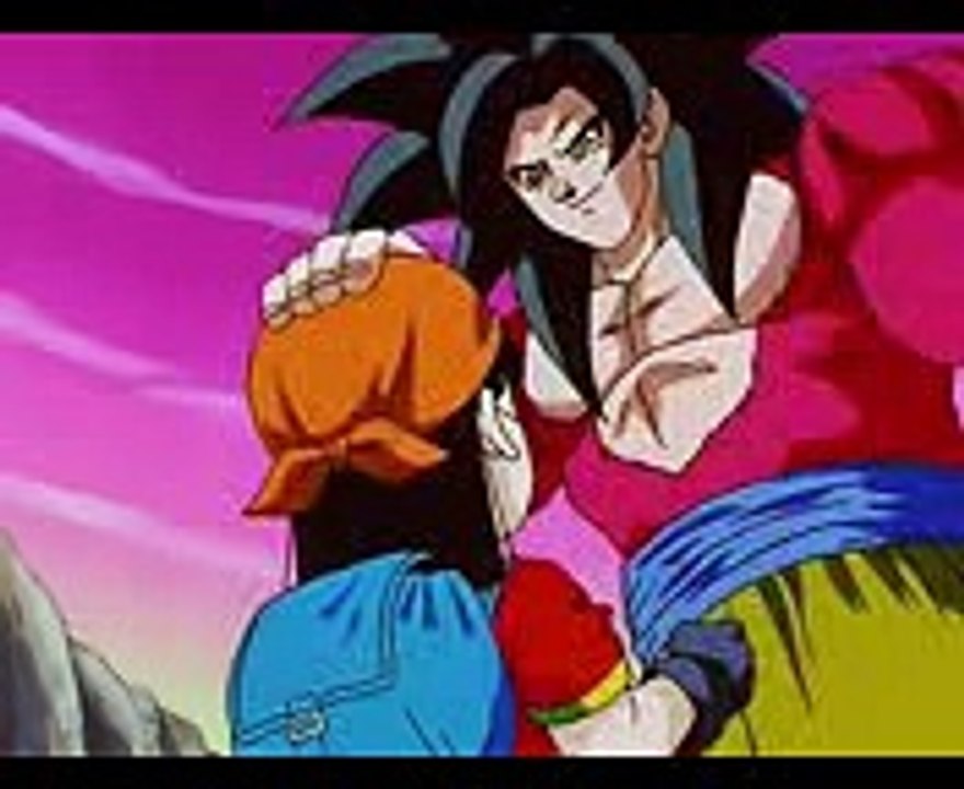 Dragon Ball GT Goku ssj4 destrói Baby dublado
