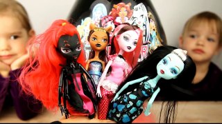 Монстр Хай РОЗЫГРЫШ куклы монстряшки Гигантское яйцо сюрприз Макияж Monster High dolls unpacking toy