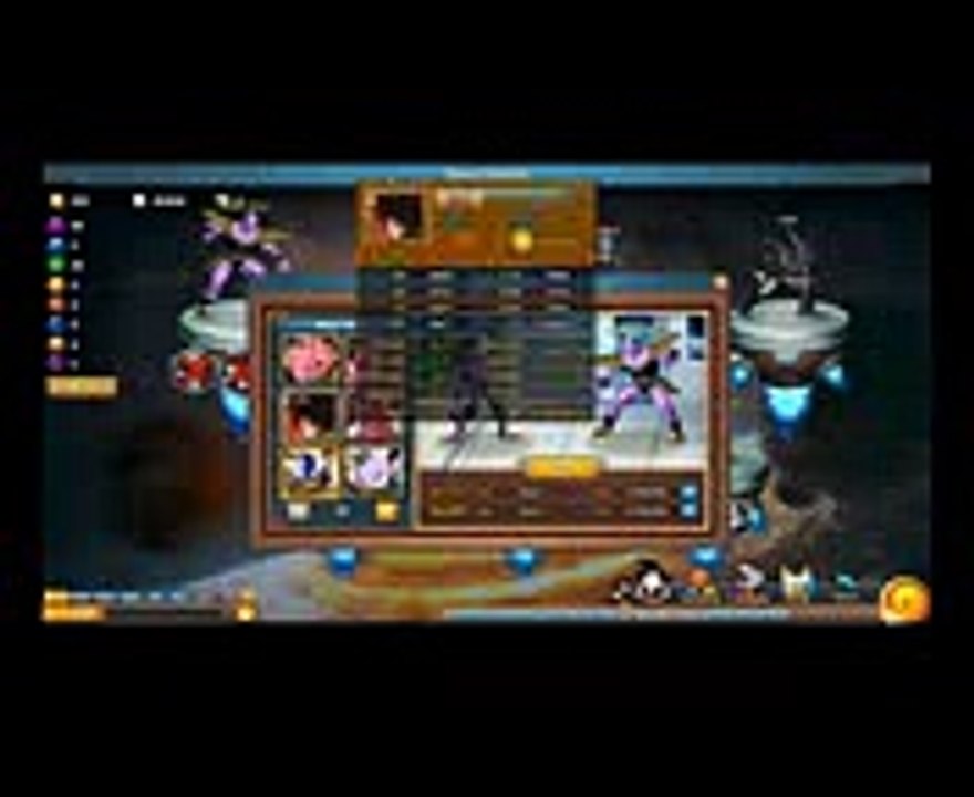 Dragon Ball Z online game Captain Ginyu's Insane Dodge (failed fight)