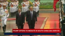 BREAKING NEWS | Trump offers to mediate in South China sea dispute | Saturday, November 11th 2017