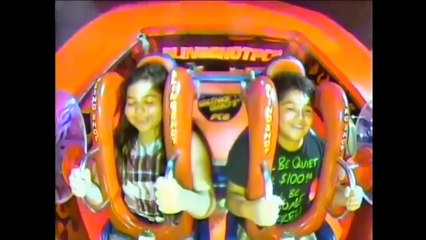 her kid fell off the roller coaster...