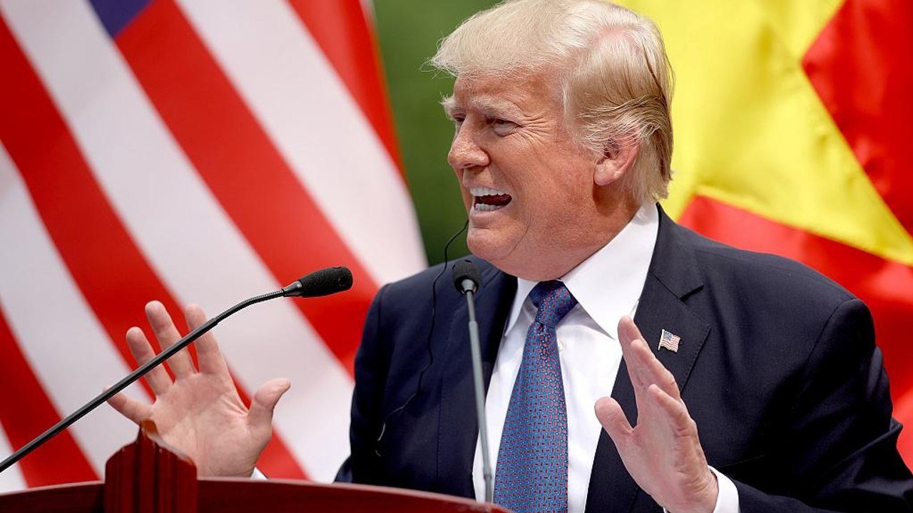 Donald Trump vor dem Ende seiner Asienreise
