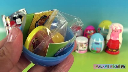 25 oeufs surprises sachets Pat Patrouille Comme des bêtes Avengers Déballage de Jouets