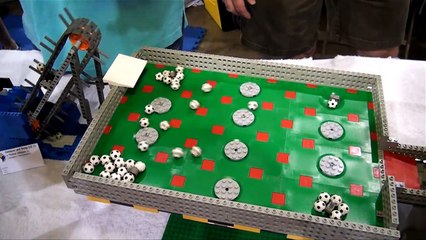 LEGO great ball contraption Rube Goldberg machine - BrickFair Virginia new