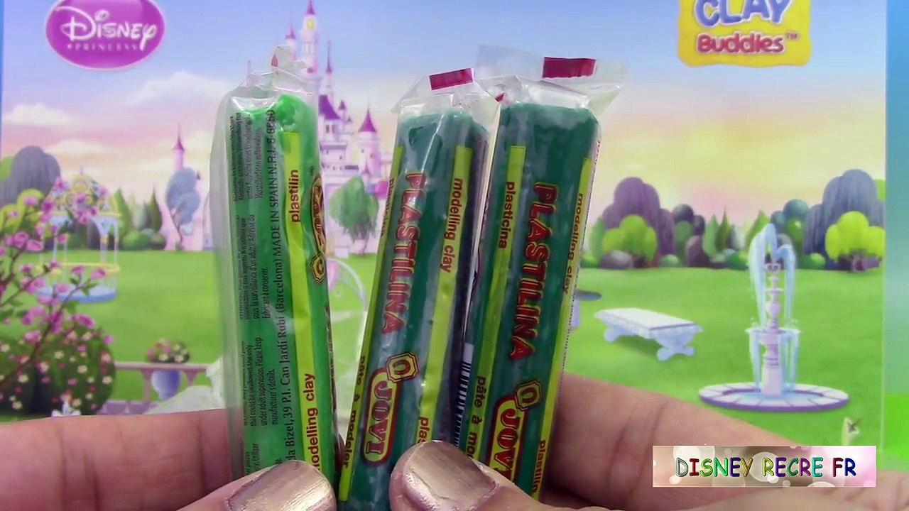 Disney Princess Clay Buddies Pâte à modeler Robes ♥ Rapunzel Cinderella Snow White