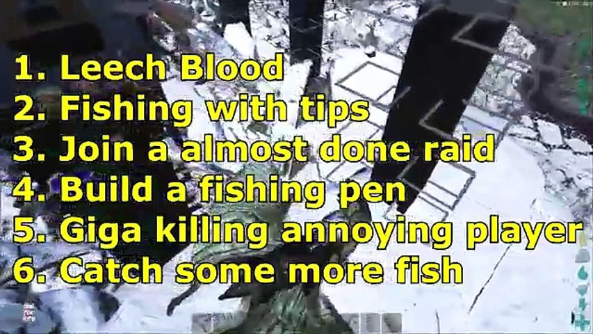 ARK - Fishing Tips and Tricks - Fast Catch within 2 minutes - Fishing Pen -  1000 sub special - Vidéo Dailymotion