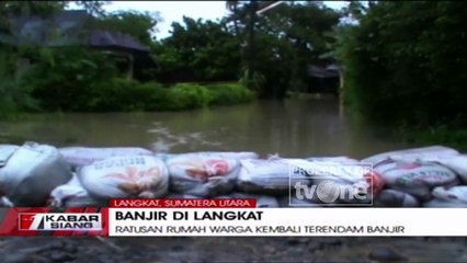 Meski Sempat Surut, Ratusan Rumah Warga di Langkat Kembali Terendam Banjir
